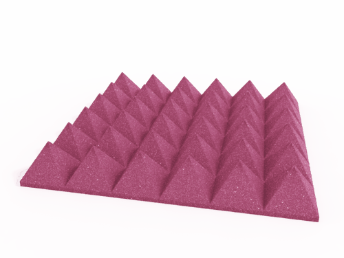4 Inch Acoustic Foam Pyramid Style Panels - 13 Color Options, photo 22 of 53