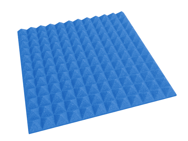 2 Inch Acoustic Foam Pyramid Style Panels - 13 Color Options by SoundAssured