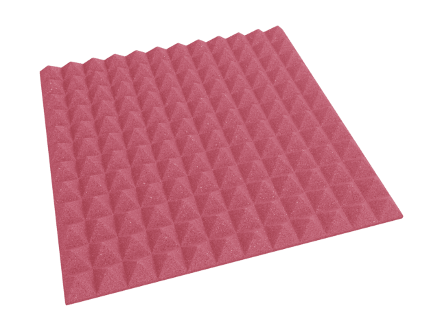 2 Inch Acoustic Foam Pyramid Style Panels - 13 Color Options by SoundAssured