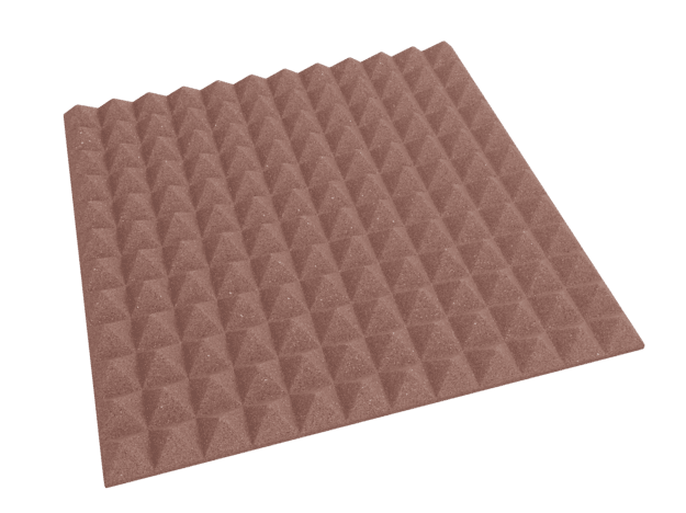 2 Inch Acoustic Foam Pyramid Style Panels - 13 Color Options by SoundAssured