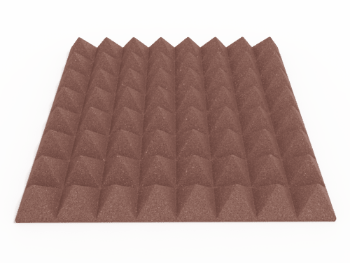 3 Inch Acoustic Foam Pyramid Style Panels - 13 Color Options by SoundAssured
