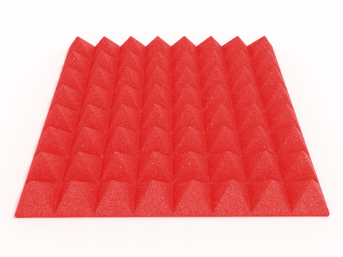 3 Inch Acoustic Foam Pyramid Style Panels - 13 Color Options by SoundAssured