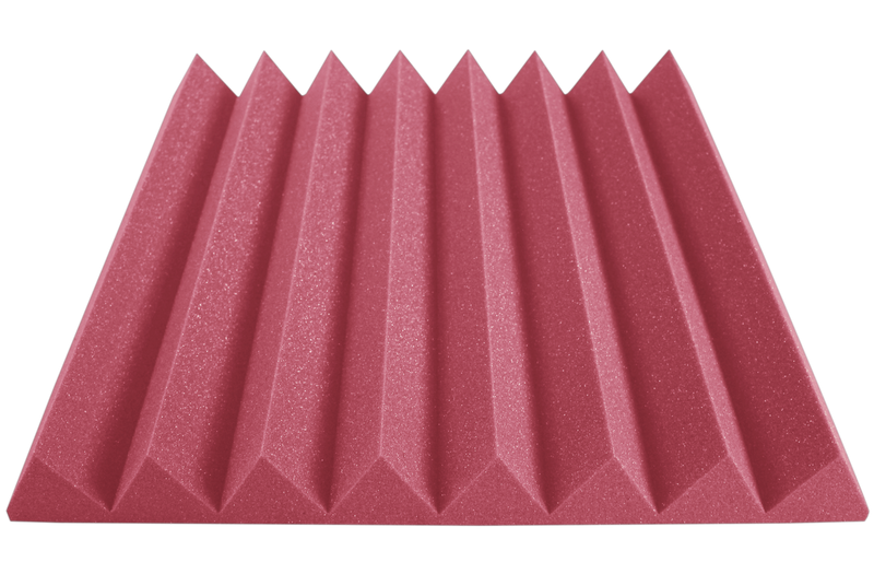 3 Inch Acoustic Foam Wedge Style Panels - 13 Color Options by SoundAssured