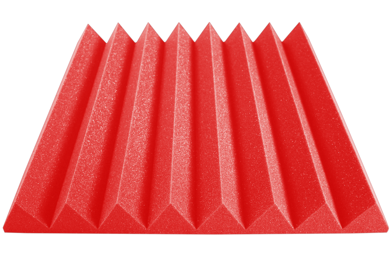 3 Inch Acoustic Foam Wedge Style Panels - 13 Color Options by SoundAssured