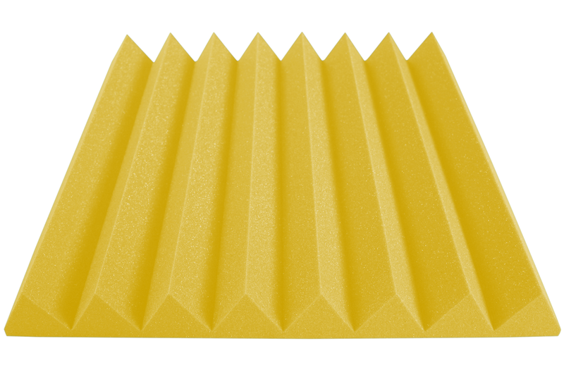 3 Inch Acoustic Foam Wedge Style Panels - 13 Color Options by SoundAssured