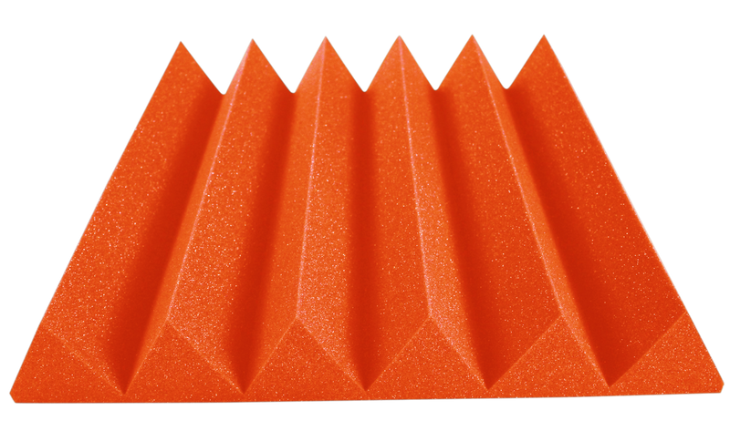 4 Inch Acoustic Foam Wedge Style Panels - 13 Color Options by SoundAssured