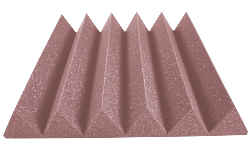 4 Inch Acoustic Foam Wedge Style Panels - 13 Color Options by SoundAssured