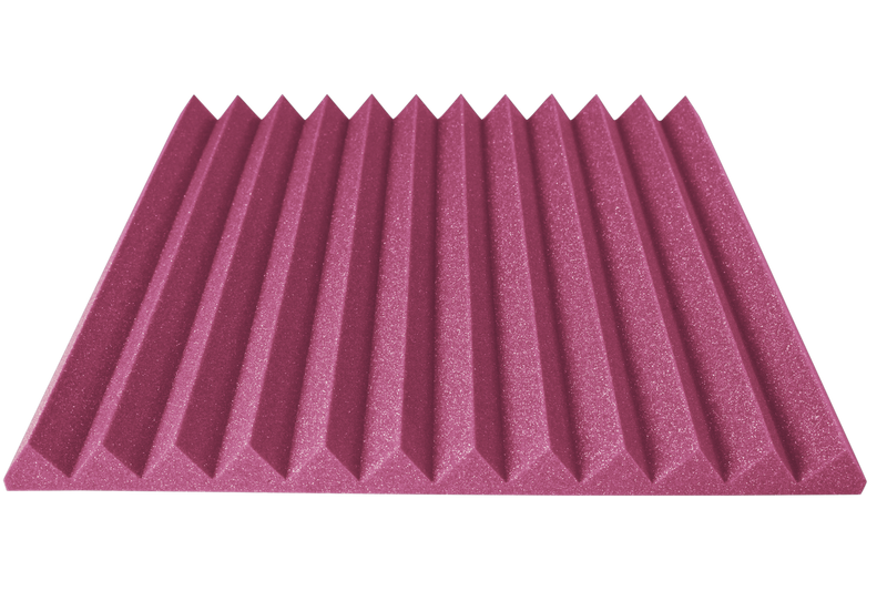 2 Inch Acoustic Foam Wedge Style Panels - 13 Color Options by SoundAssured