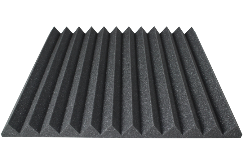 2 Inch Acoustic Foam Wedge Style Panels - 13 Color Options by SoundAssured