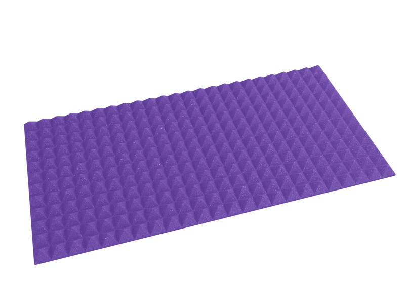 2 Inch Acoustic Foam Pyramid Style Panels - 13 Color Options by SoundAssured