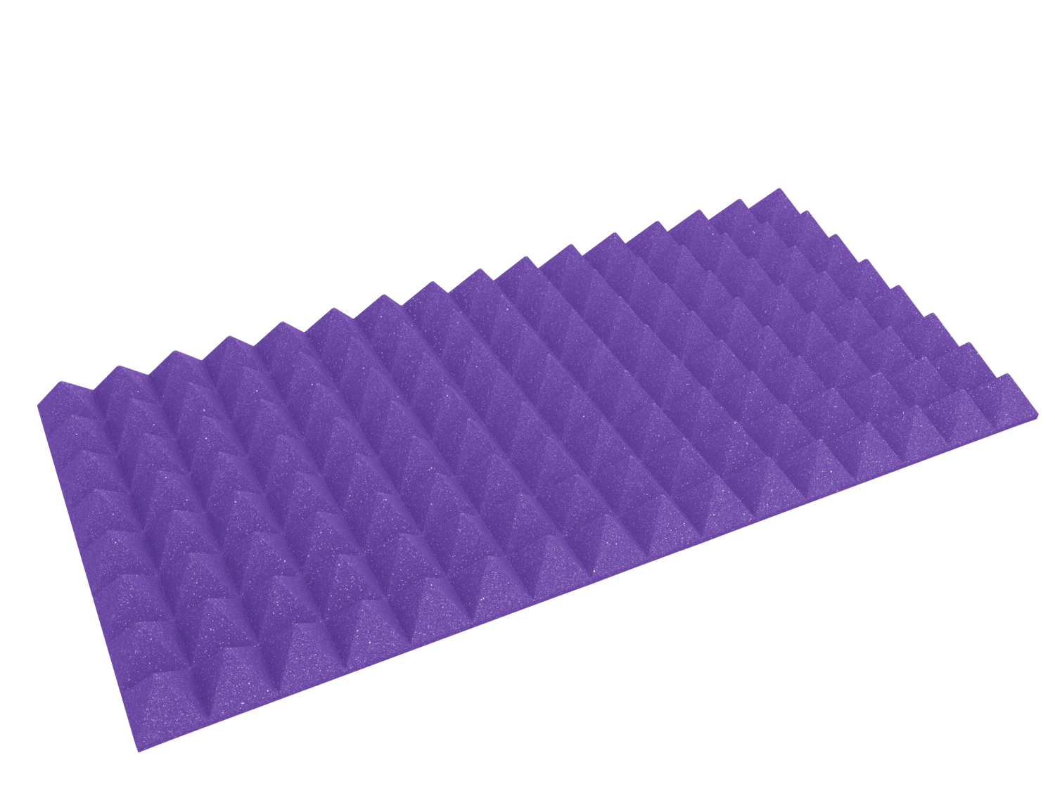 3 Inch Acoustic Foam Pyramid Style Panels - 13 Color Options by SoundAssured