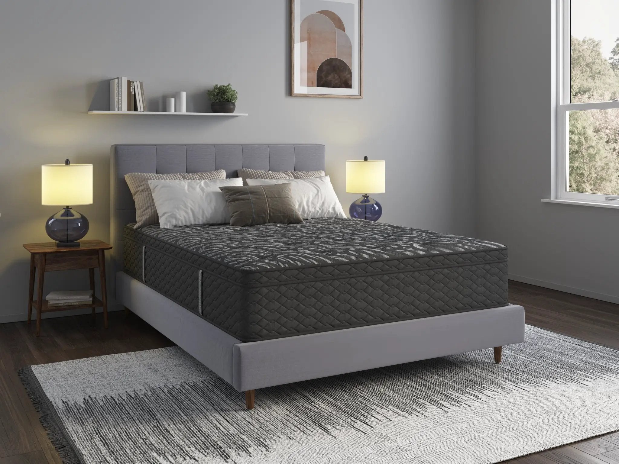 Restonic comfortcare 14” euro top hybrid mattress by HouseOfZazla