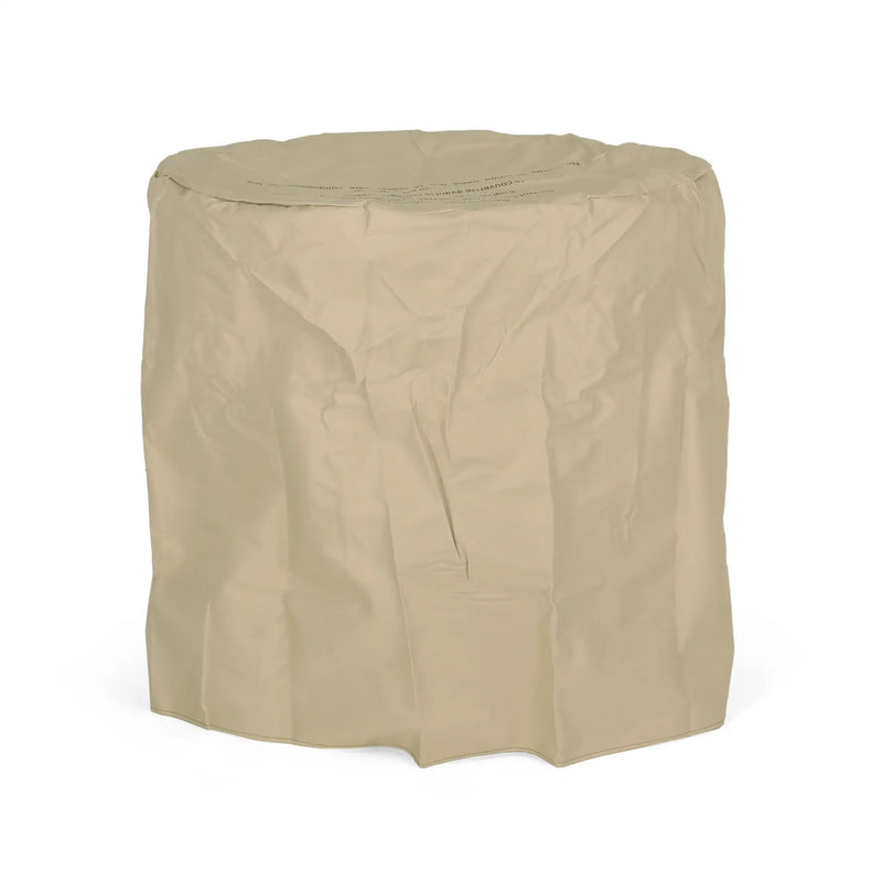 Alora 25-Inch Round 40K BTU Liquid Propance Concrete Fire Pit (SAK88764) by SAKSBY WHOLESALE