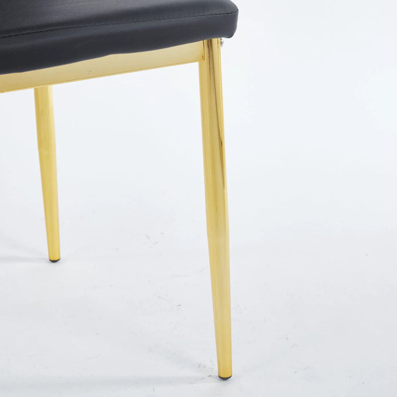 Dining Chair (Set of 4) - Golden Black