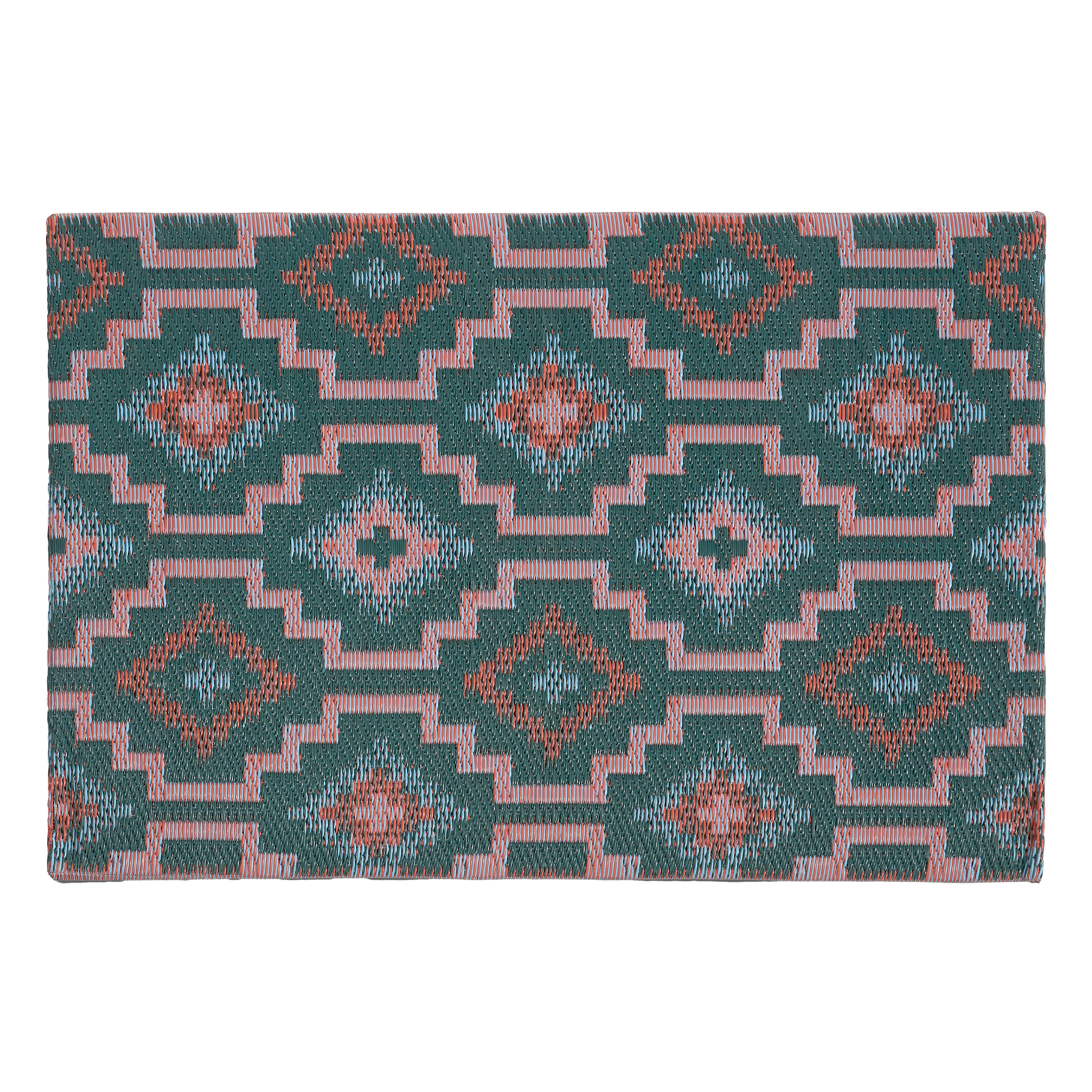 Lhasa Green Outdoor Doormat – 24" x 36" Non-Slip, Recycled Plastic by Fab Habitat