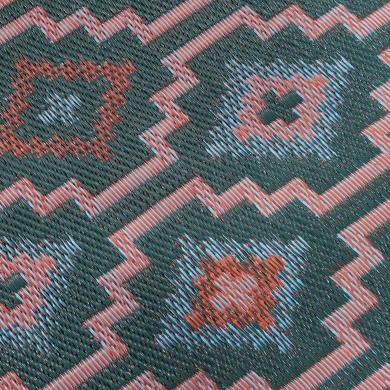 Lhasa Green Outdoor Doormat – 24" x 36" Non-Slip, Recycled Plastic by Fab Habitat
