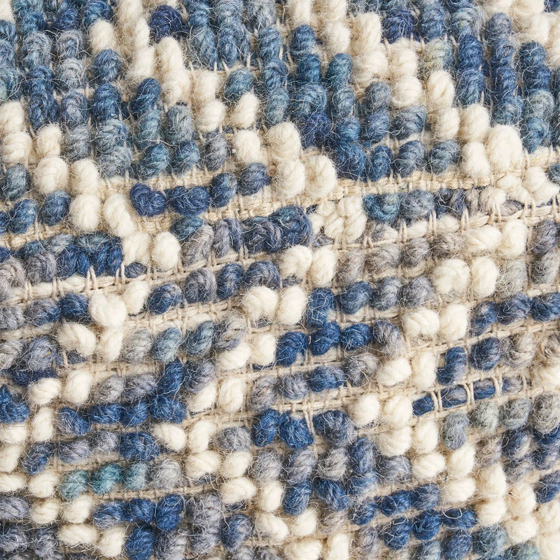 Alina - Wool And Cotton Pouf - Natural by Unique Piece Furniture