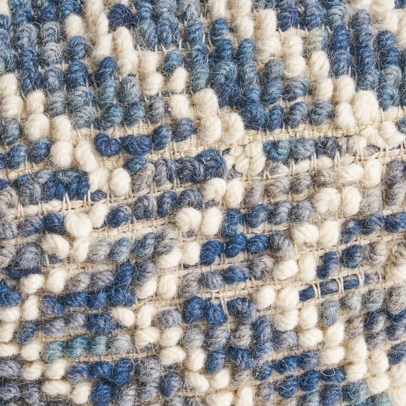 Alina Wool and Cotton Pouf - Natural by HouseOfZazla