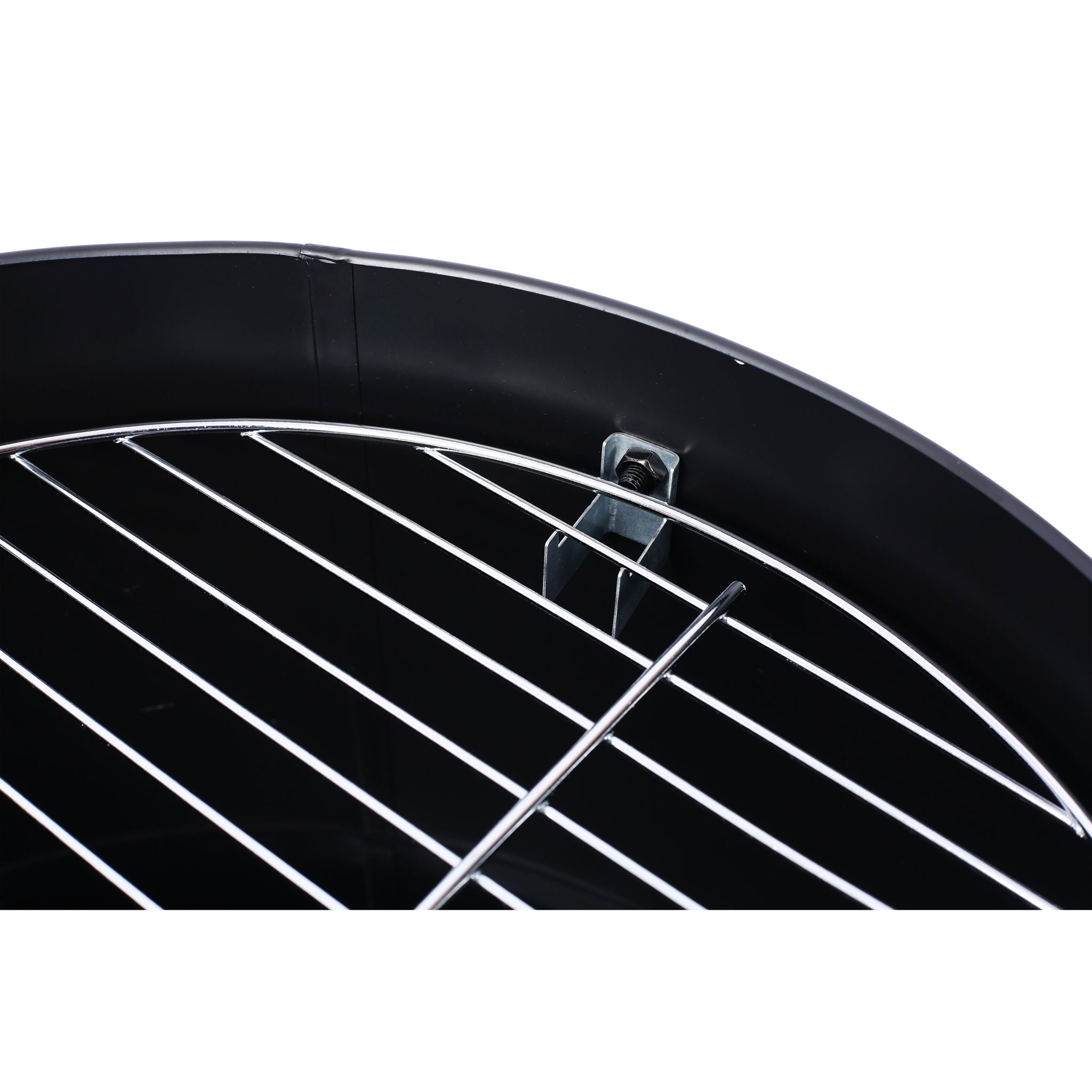 Portable Charcoal Smoker Grill For Outdoor Cooking - Black by HouseOfZazla
