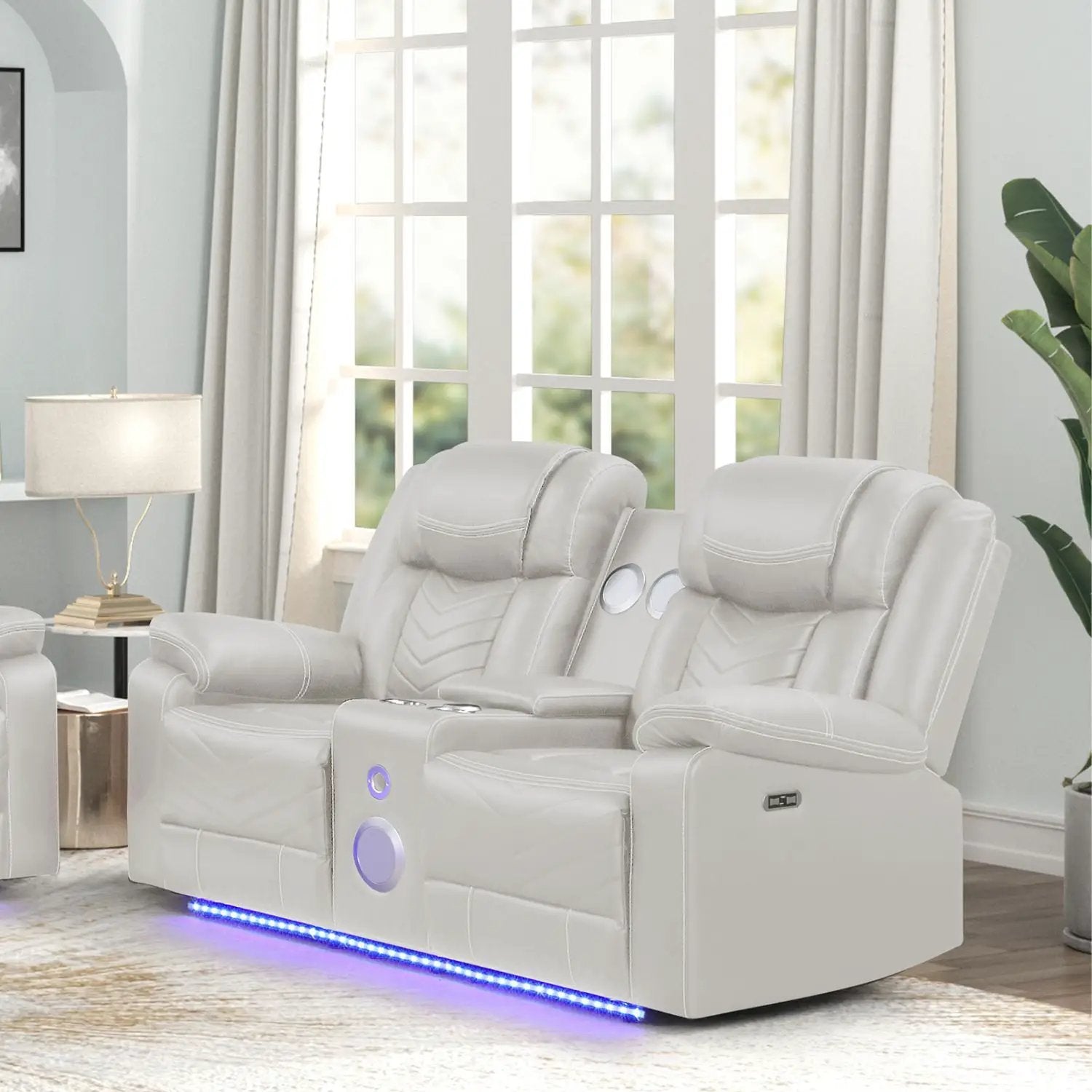 Challenger LED Power Recliner Set