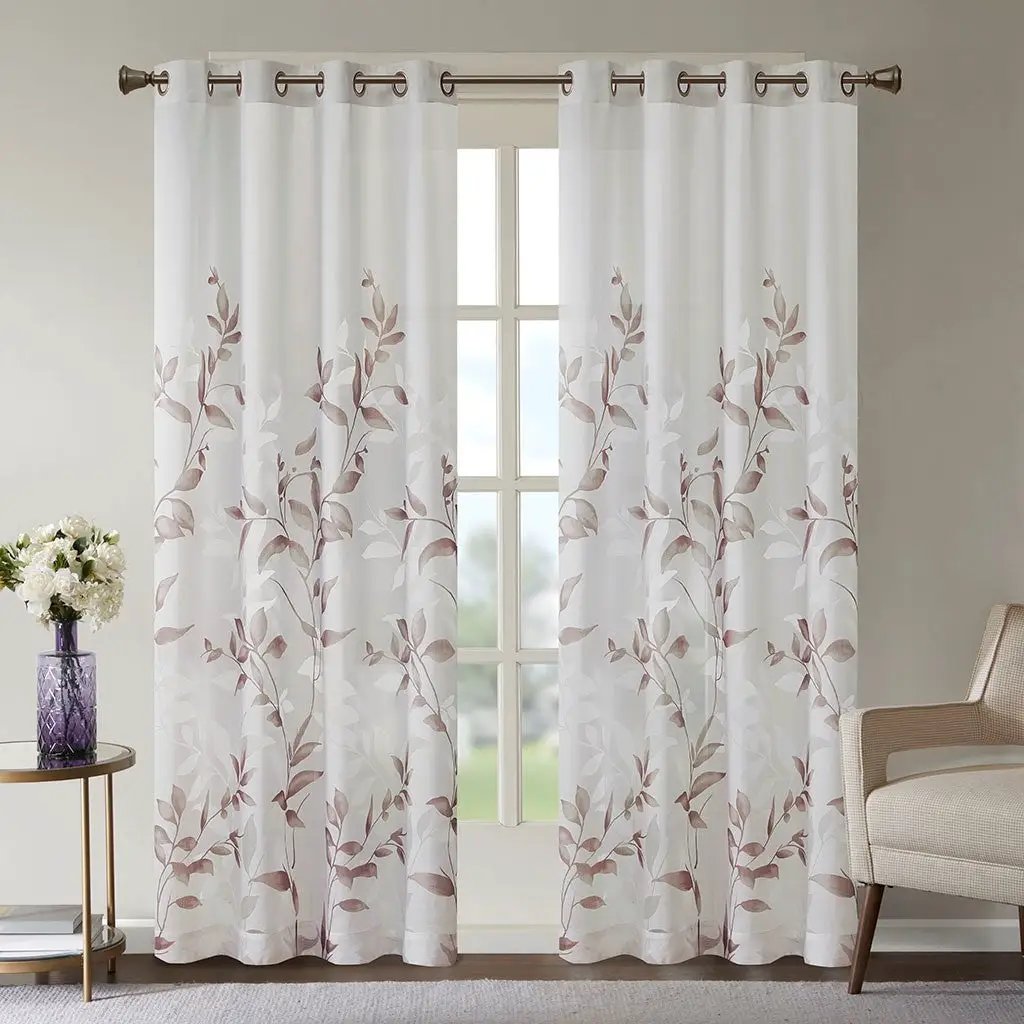 Burnout Printed Curtain Panel by HouseOfZazla