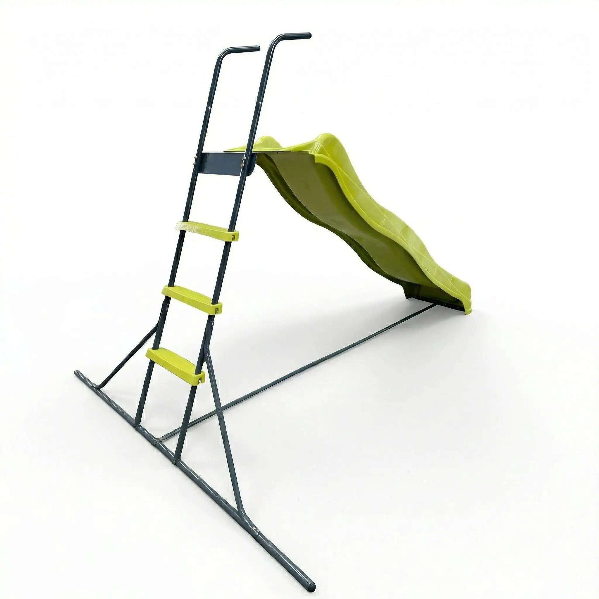 Xsl003G - Indoor Freestanding Playground Equipment Slide For Children - Green by HouseOfZazla
