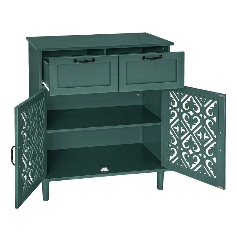2 Door 2 Drawer Elegant Cabinet by HouseOfZazla