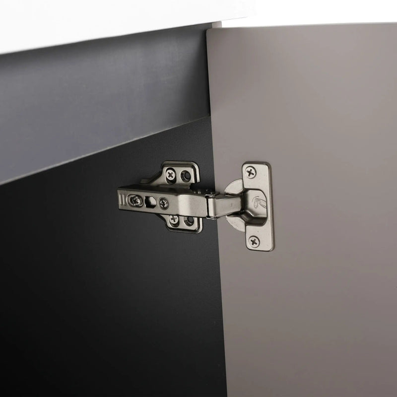 Modern Freestanding Bathroom Vanity With Soft Close Cabinet Doors by HouseOfZazla