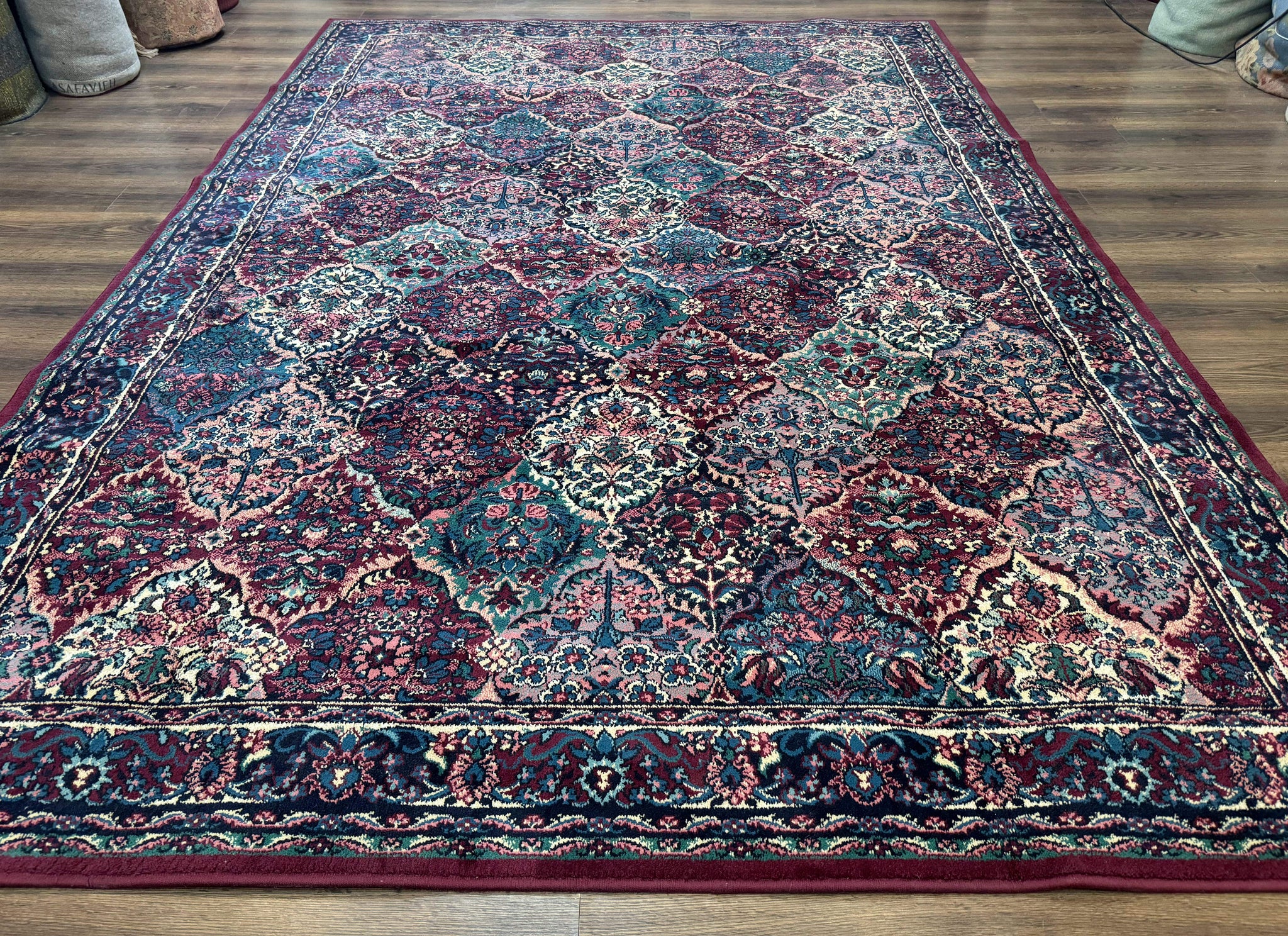 Multicolor Panel Kirman Rug 8x11 by Jewel Rugs