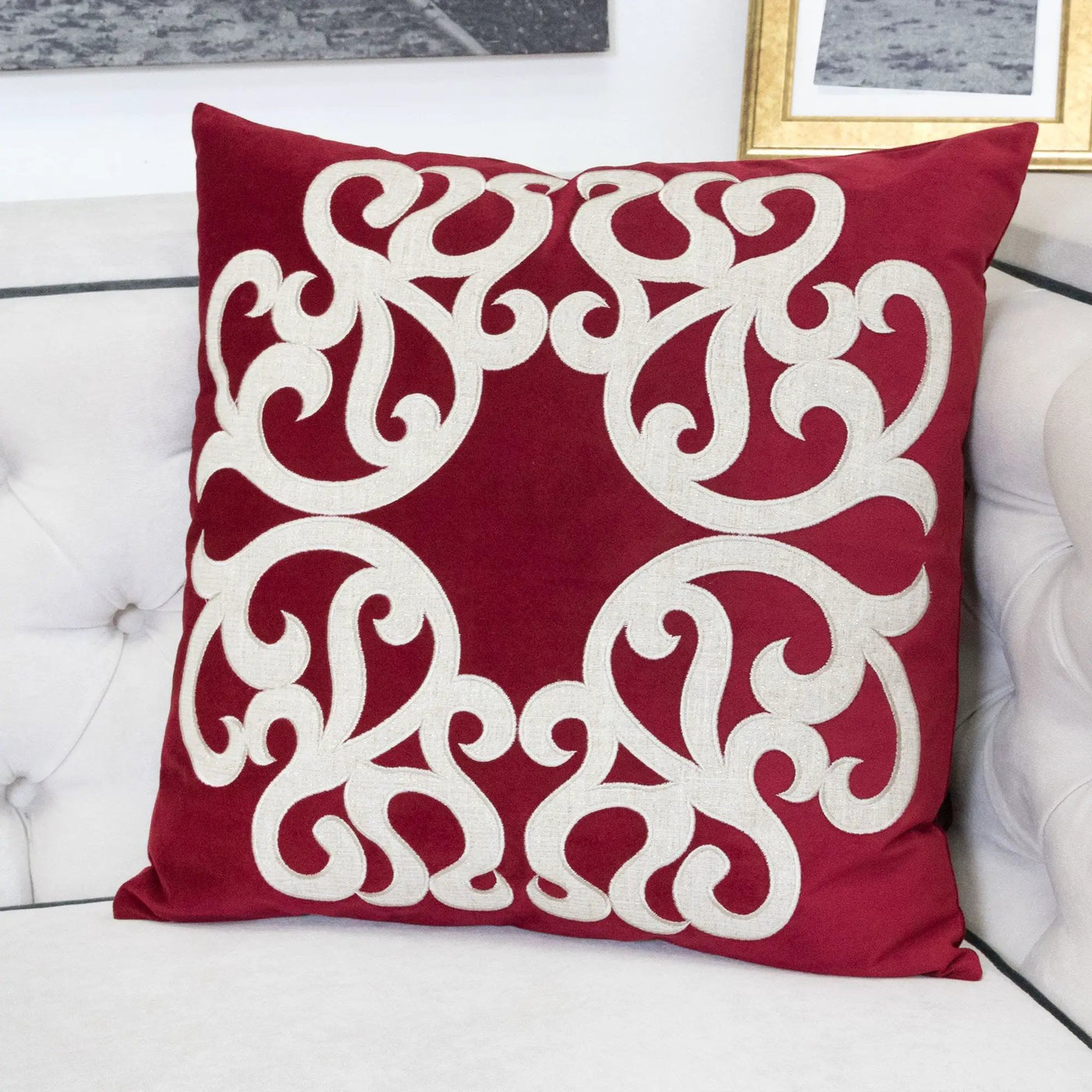Dora - Pillow Cover With Matching Back by Unique Piece Furniture