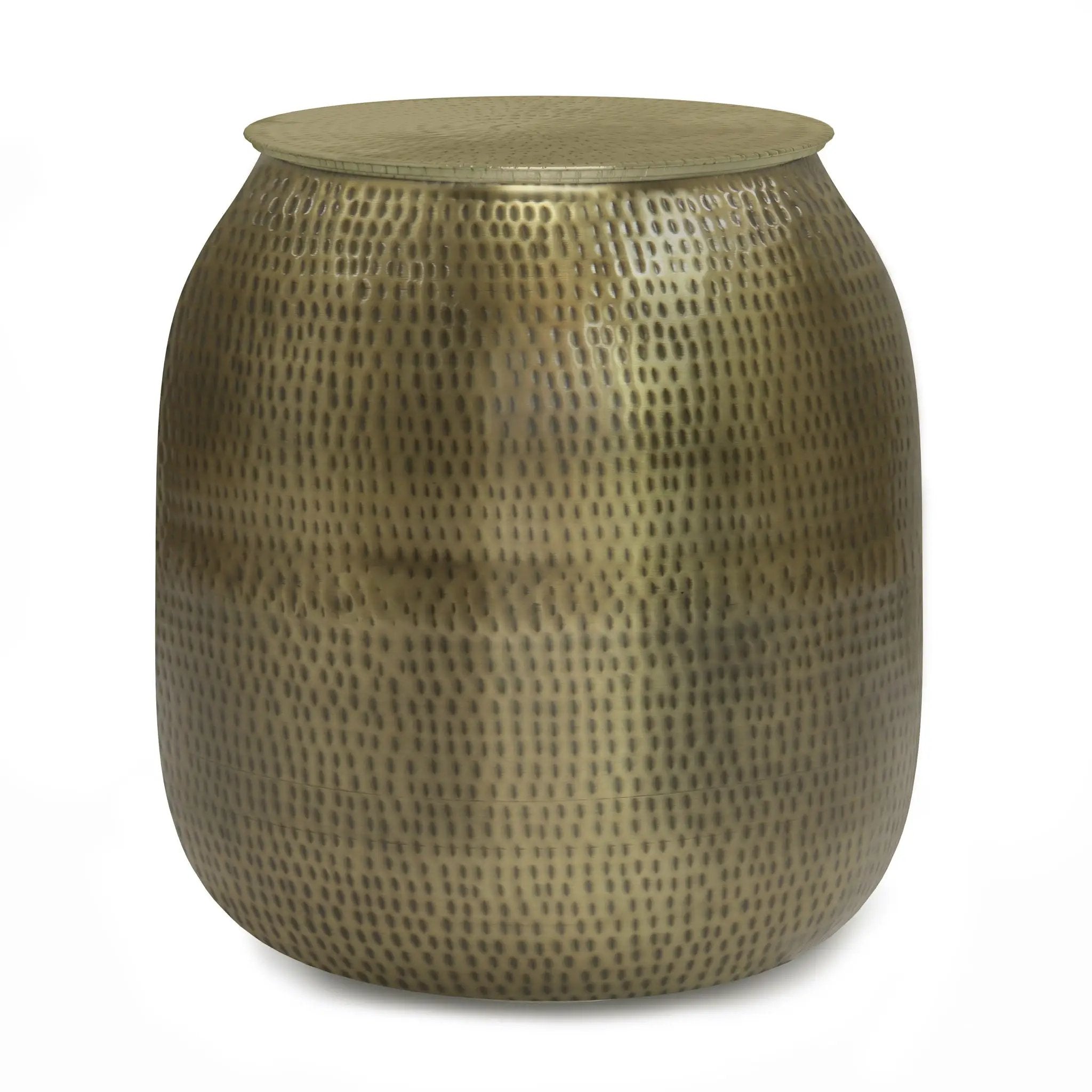 Griffen - Handcrafted Metal Storage Accent Table by Unique Piece Furniture