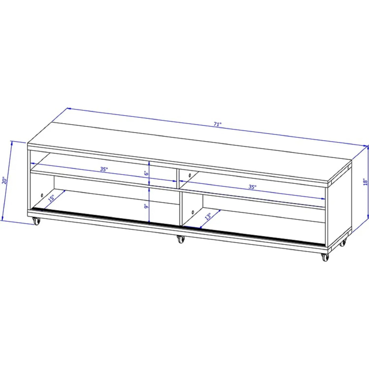 Utopia - TV Stand With Ample Storage by HouseOfZazla