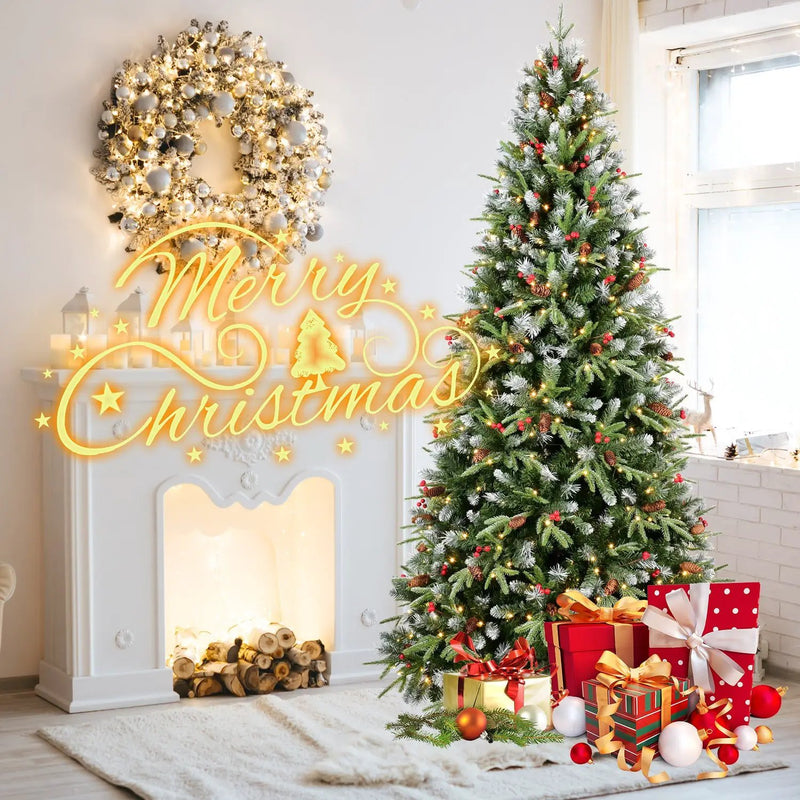 7.5FT Christmas Tree with 500 Warm Lights by HouseOfZazla