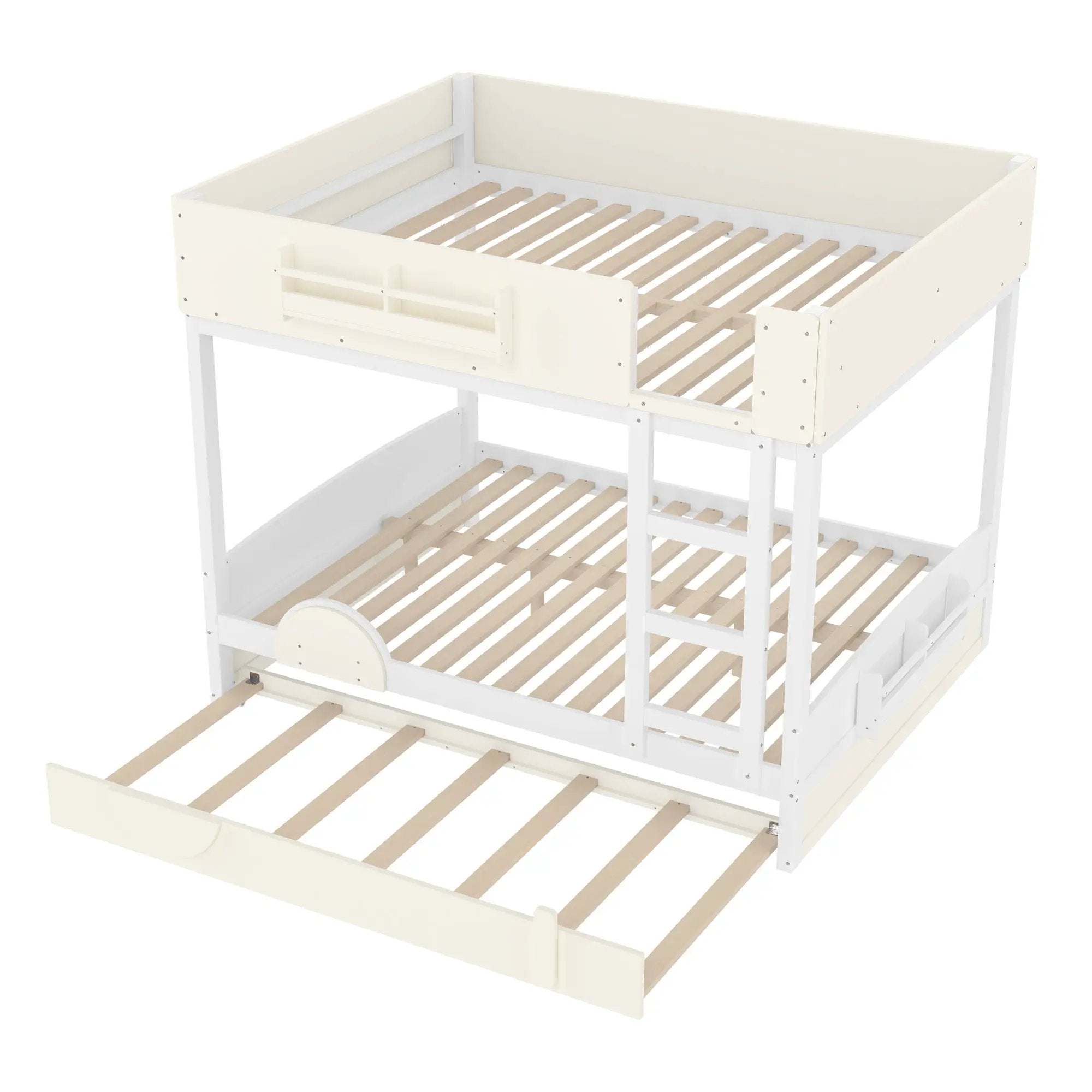 Queen Bunk Bed with Trundle by HouseOfZazla