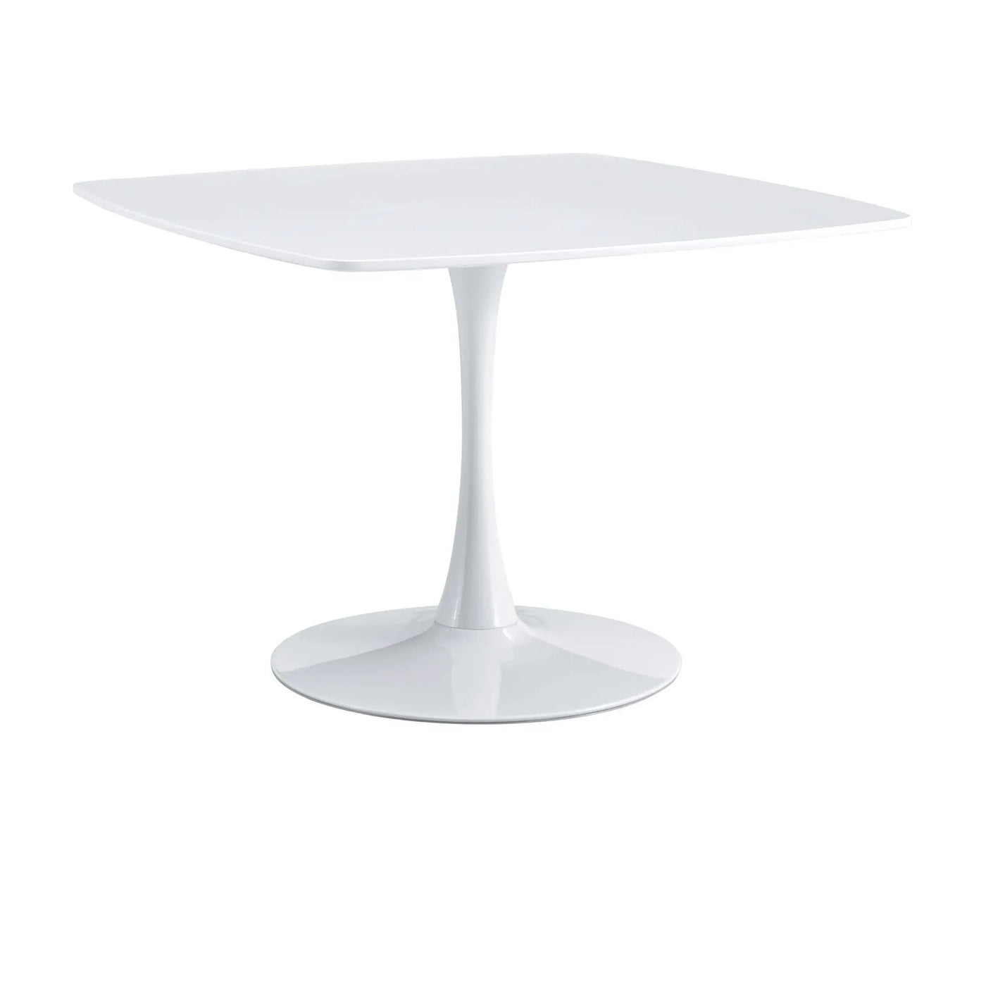 Table Mid-Century Dining Table For 4-6 People With Round Table Top, Pedestal Dining Table, End Table Leisure Coffee Table by Unique Piece Furniture