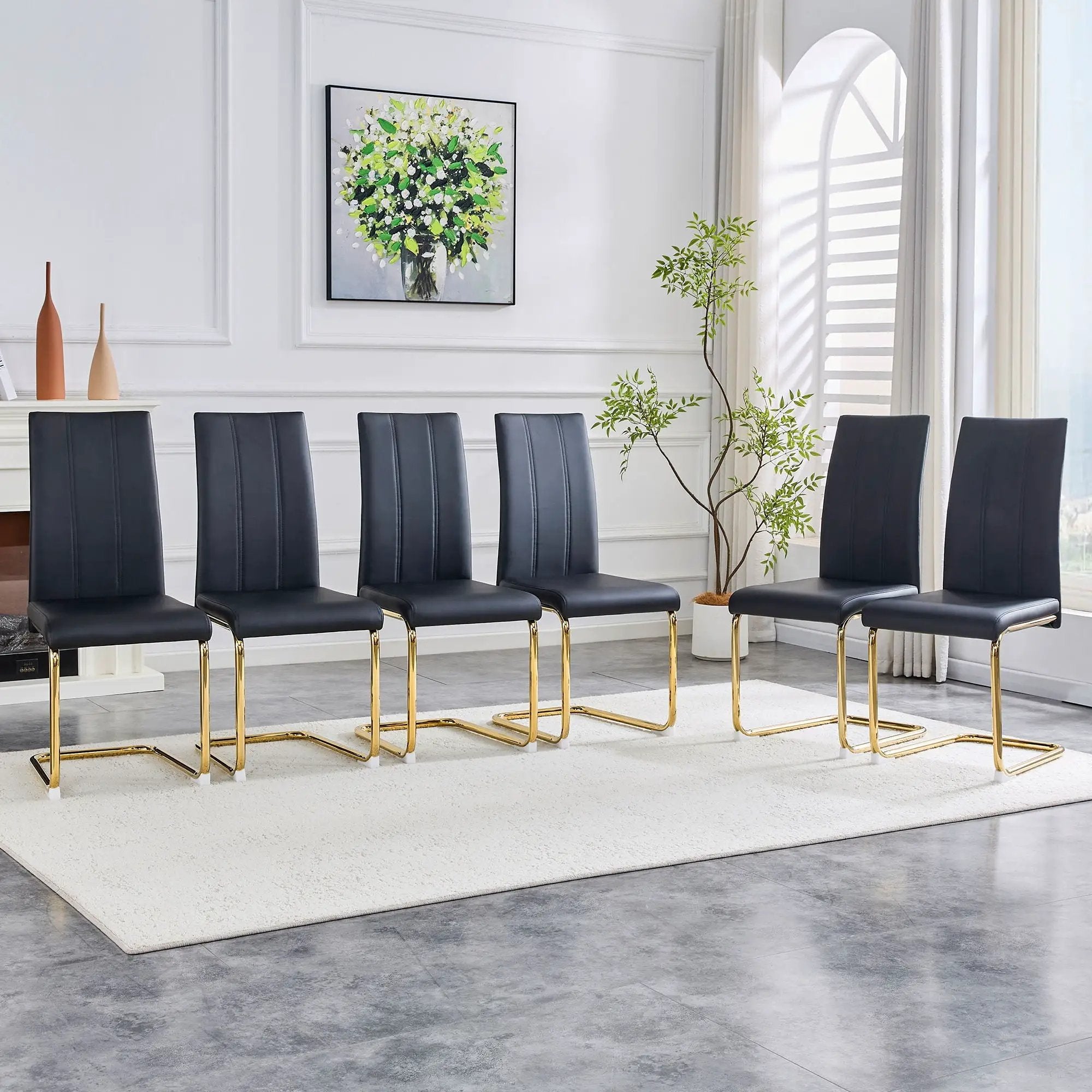 Luxury Aesthetic Upholstered Dining Chairs For Dining Room