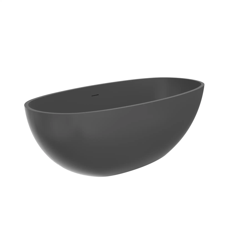 65.2 Inch Freestanding Solid Surface Soaking Bathtub by HouseOfZazla