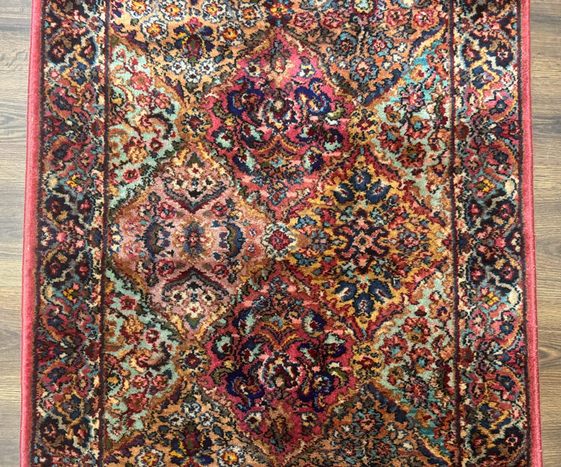 3x5 Karastan Multicolor Panel Kirman Rug #717, Wool Original 700 Series by Jewel Rugs