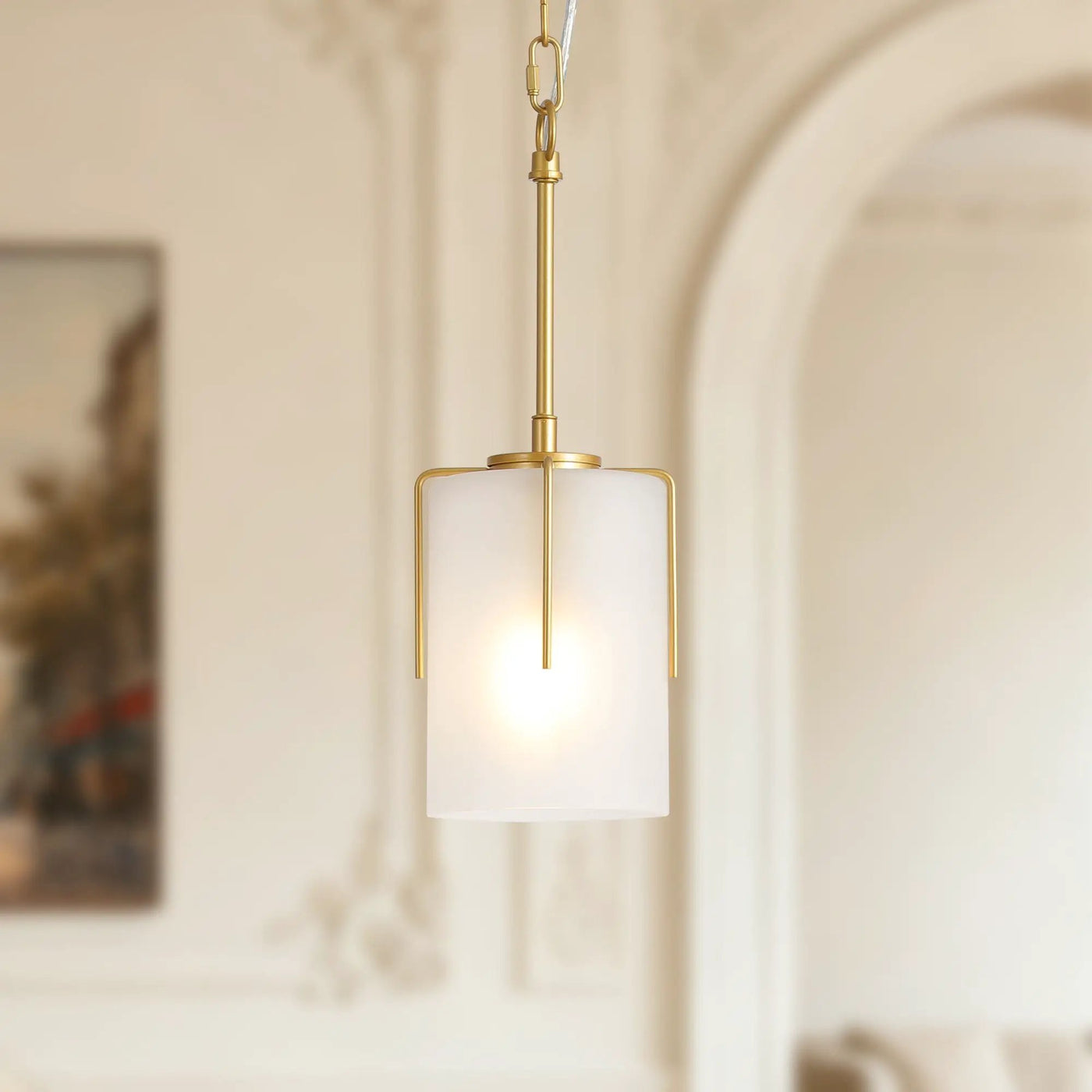 Adjustable Cylindrical Pendant Light by Unique Piece Furniture