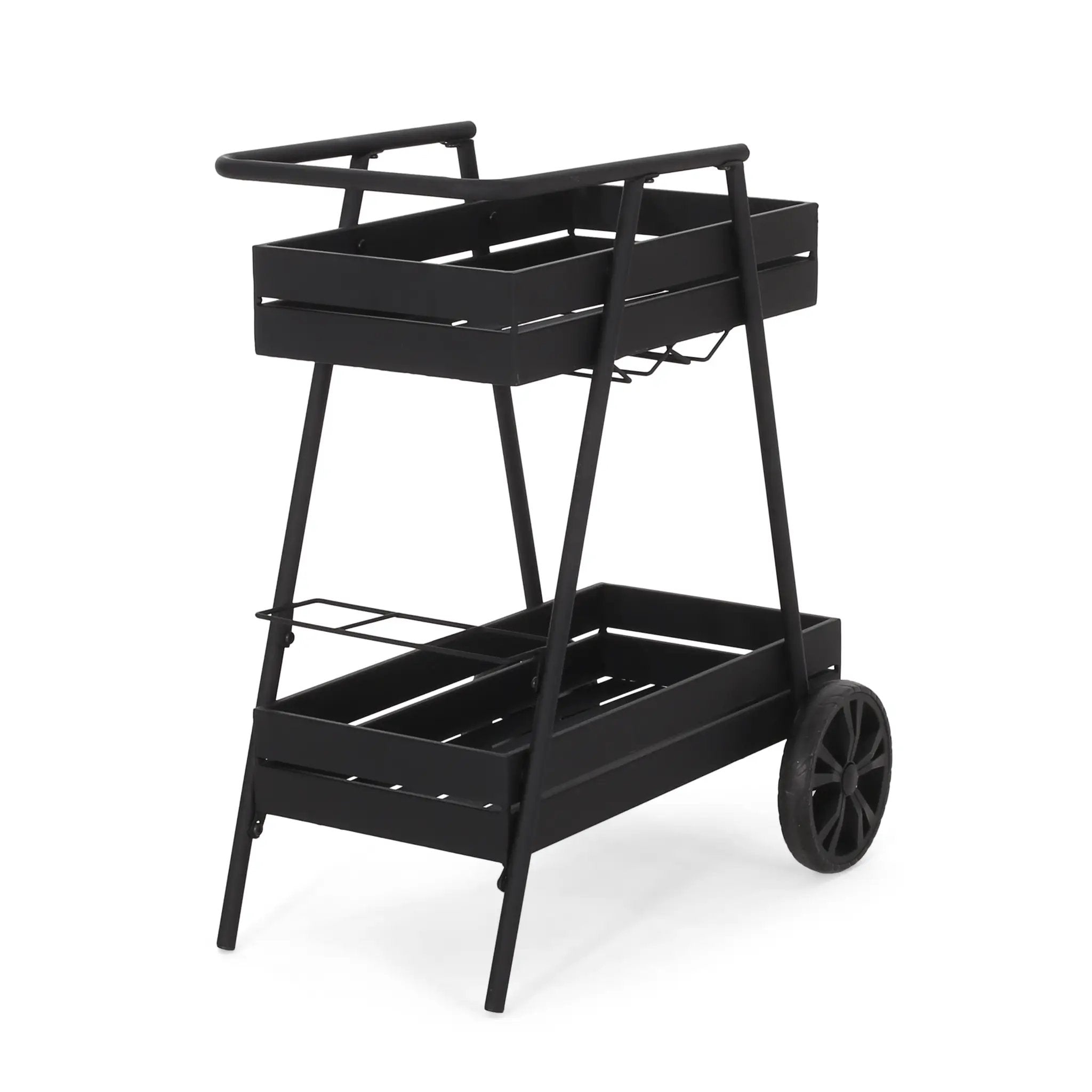 Modern Industrial Bar Cart by HouseOfZazla