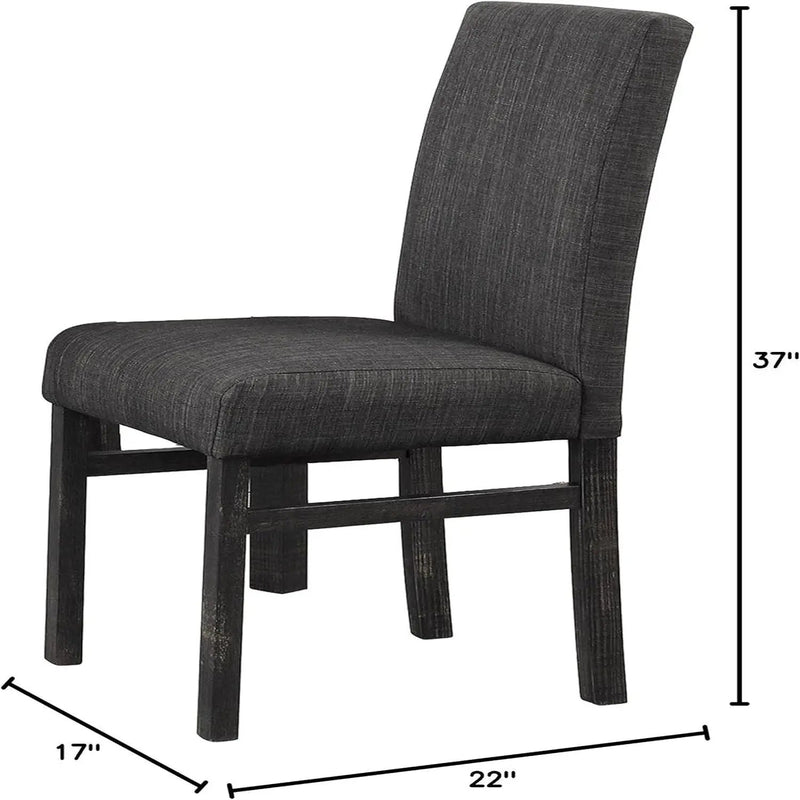 Transitional Upholstered Dining Chair For Kitchen (Set of 2) by HouseOfZazla
