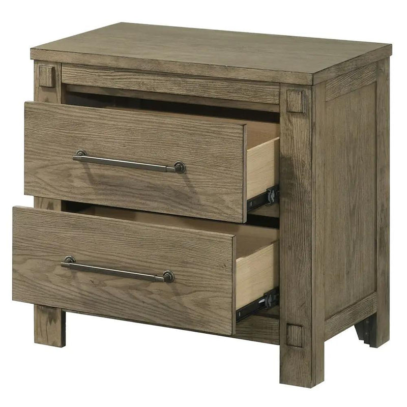 Colton - Nightstand - Antique White Oak by Unique Piece Furniture