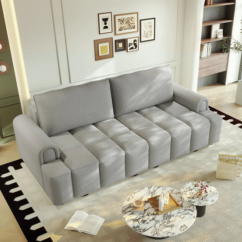 4 Seater Modern Couch With Seats Storage by HouseOfZazla