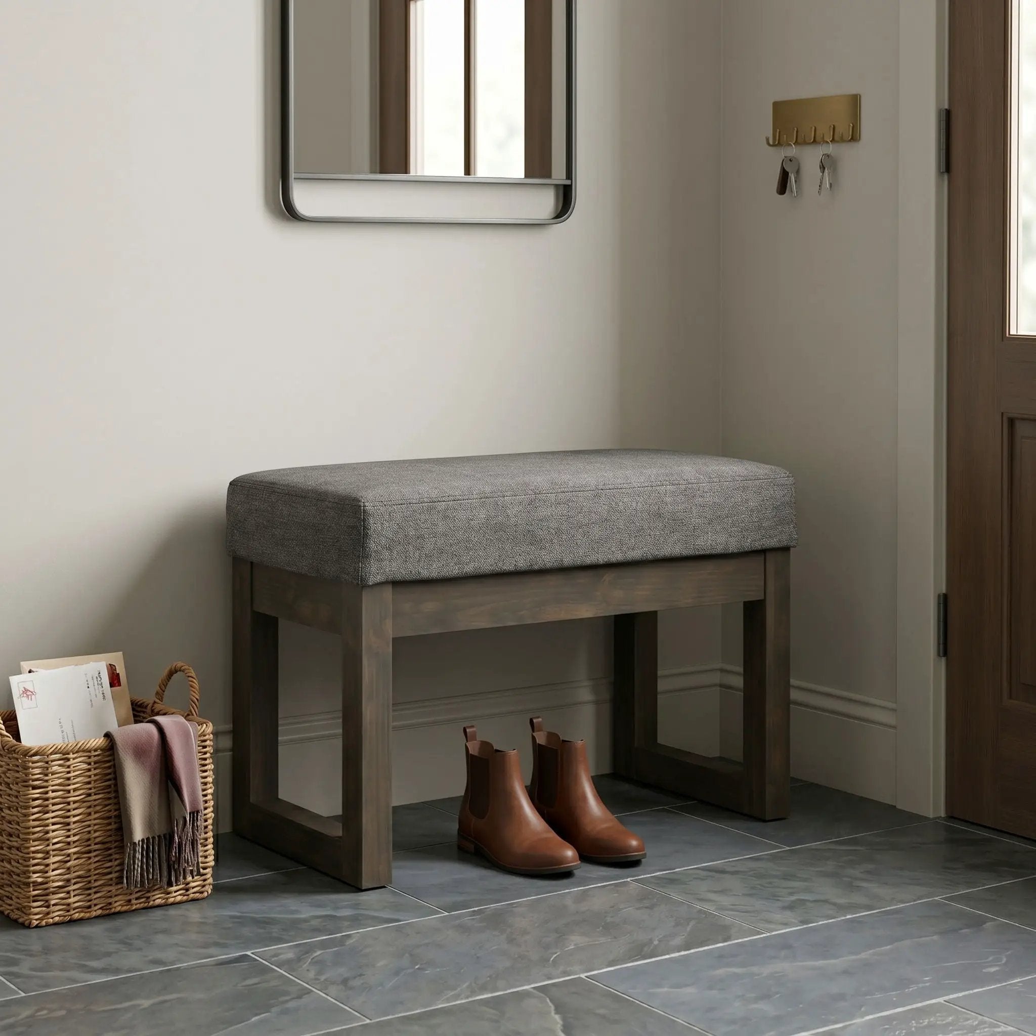 Milltown - Upholstered Ottoman Bench by Unique Piece Furniture