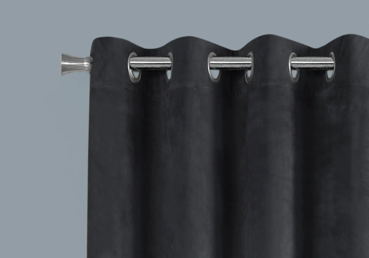 2 Pieces Set Room Darkening Curtain Panels with Grommet - Contemporary Style by HouseOfZazla