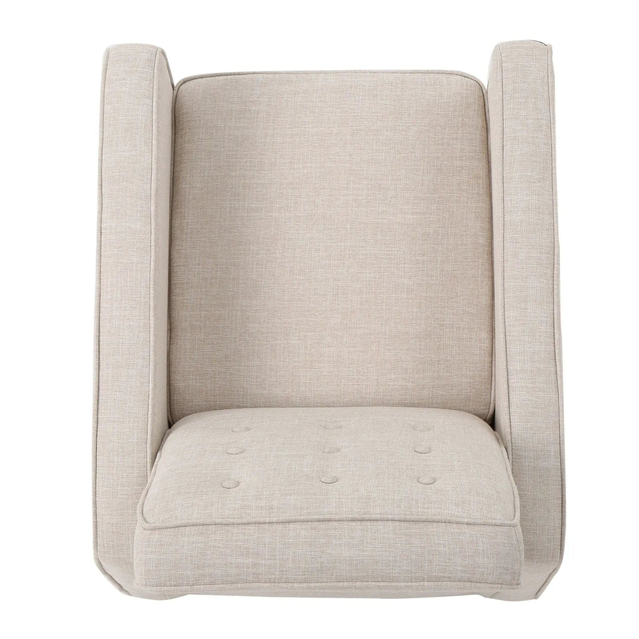 Mid-Century Modern Recliner With Button Tufted Waffle Stitch by HouseOfZazla