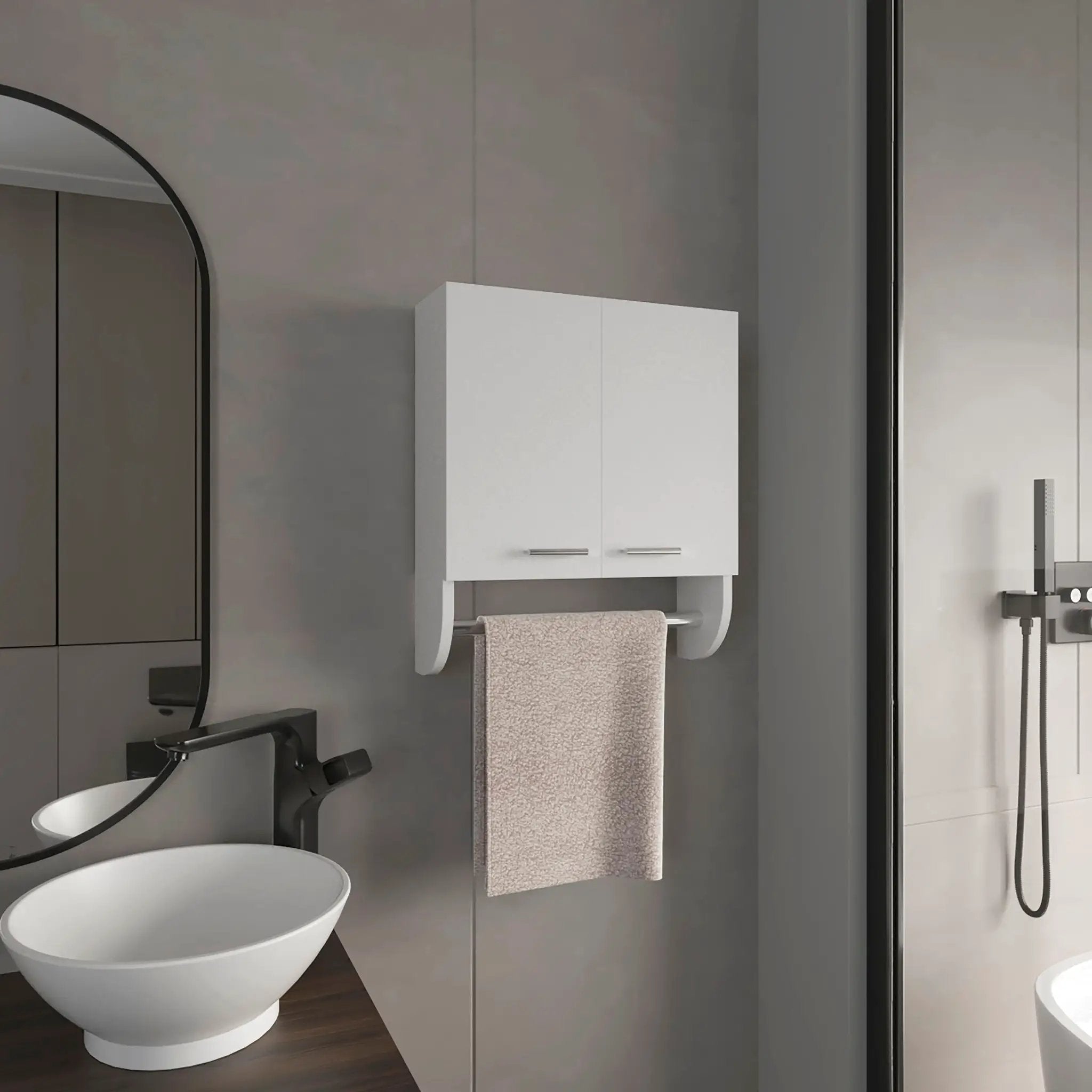 Medicine Cabinet 20.30" H with 2 Shelves and 2 Doors by HouseOfZazla