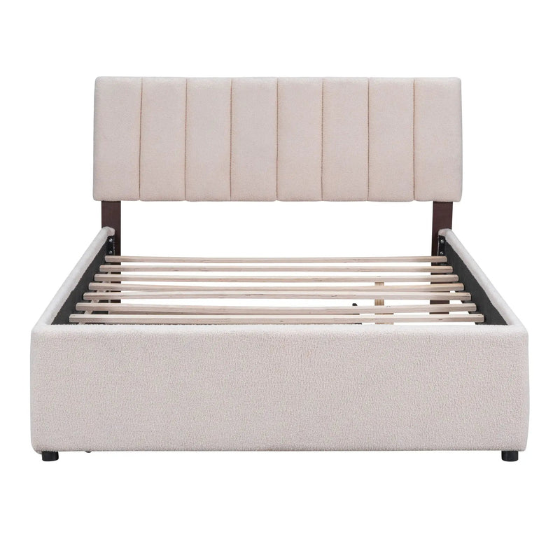 Upholstered Platform Bed With Trundle by Unique Piece Furniture