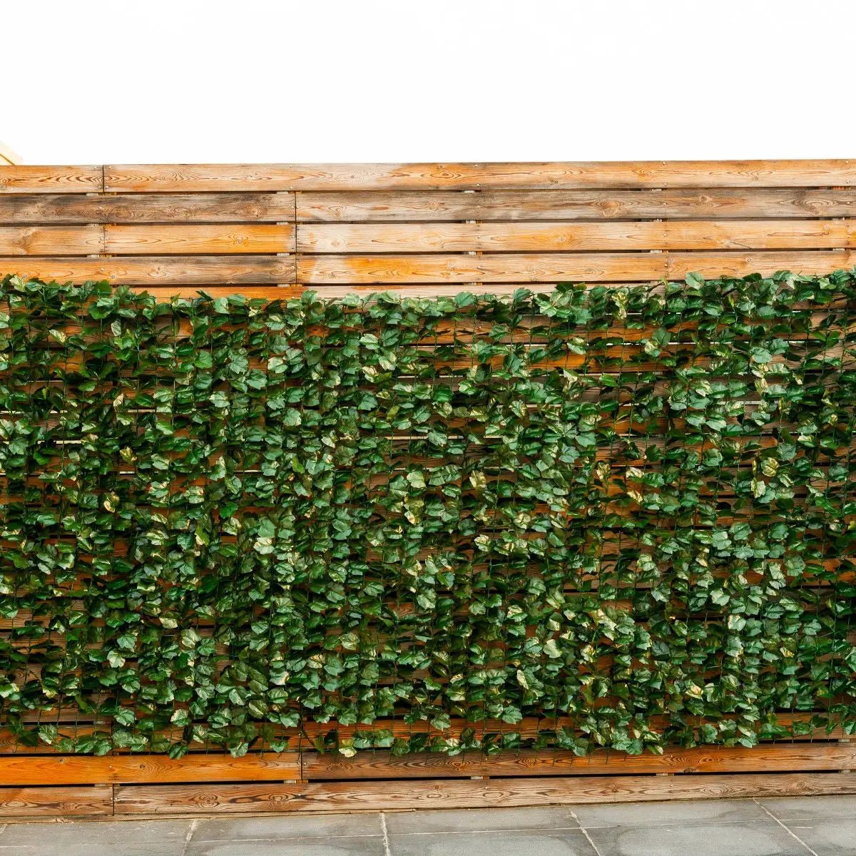 Faux Ivy Leaf Decorative Privacy Fence, photo 10 of 10