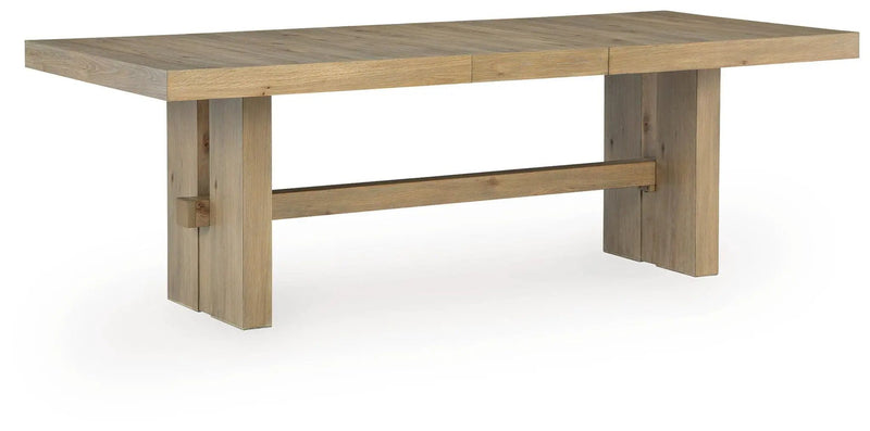 Lasinger - Rectangular Dining Room Extension Table - Light Brown by Unique Piece Furniture